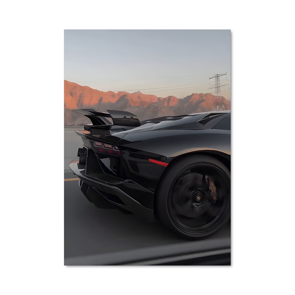 Poster Aventador svj rugit